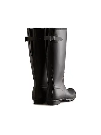 HUNTER BOOT | Bottes en caoutchouc ORIGINAL TALL BACK ADJUSTABLE | schwarz